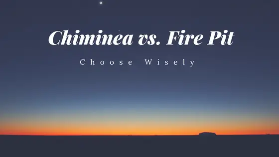 chiminea vs. fire pit